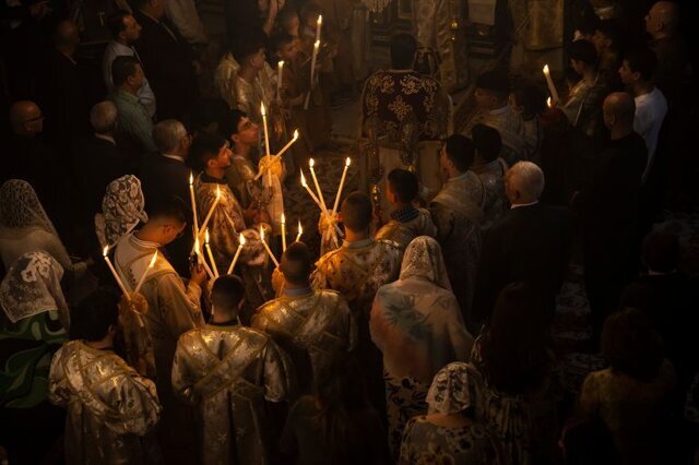 کلیسای تاریخی غزه که سرپناه بود و بمباران شد + تصاویر