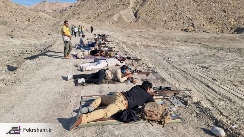 دومین دوره مسابقات کشوری تیراندازی با تفنگ گلوله زنی اف در دشتستان برگزار شد + تصاویر